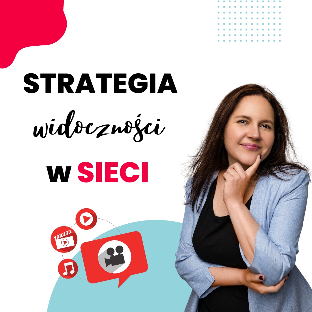 Strategia widoczności w sieci za pomocą audio i wideo, seria spotkań w tematyce budowania kanału YouTube i Podcastu oraz także przygotowań do nagrywania kursu wideo.