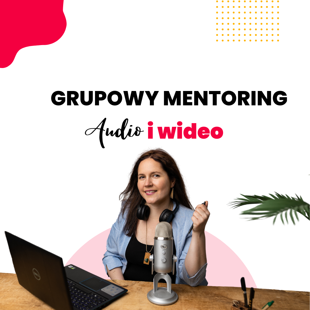 grupowy mentoring audio i wideo